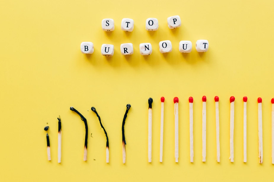 stop burnout sign